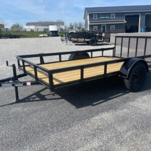P&T 6’4″ X 12′ Utility with Spare Tire Carrier